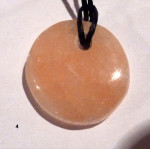 PENDENTIF SELENITE ROUGE 4